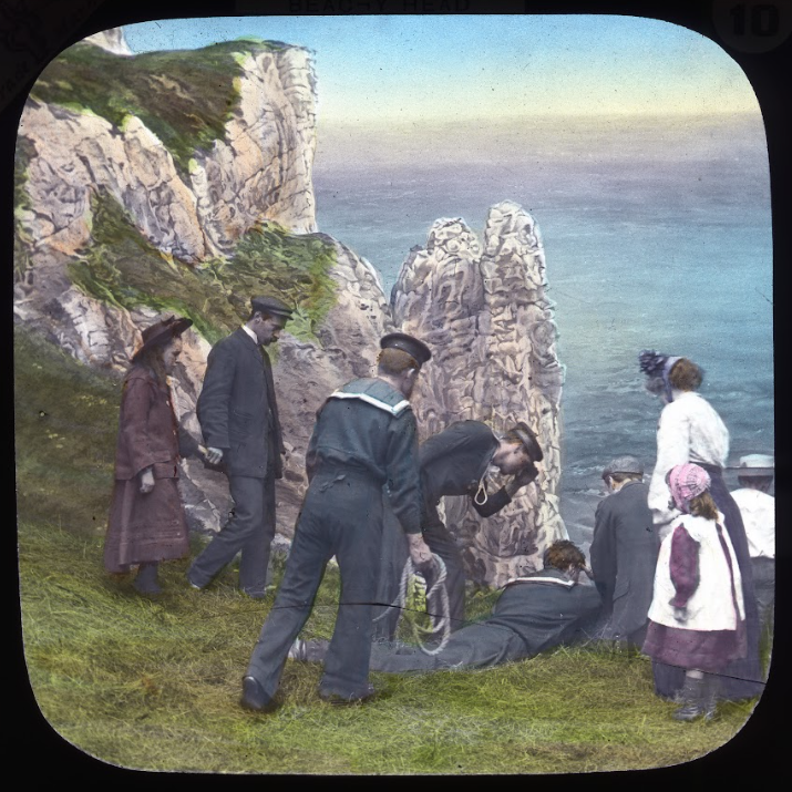 rescue continued on clifftop