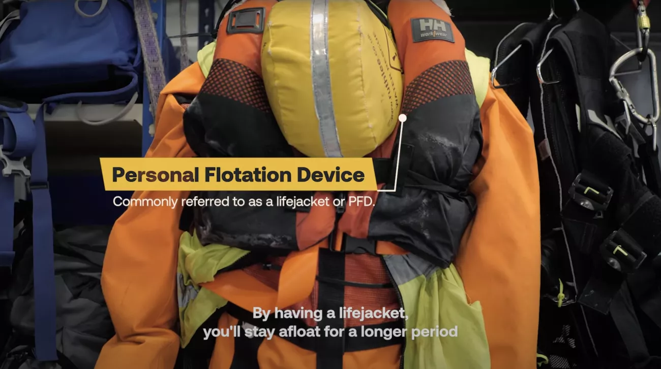 Personal floatation device (PFD)